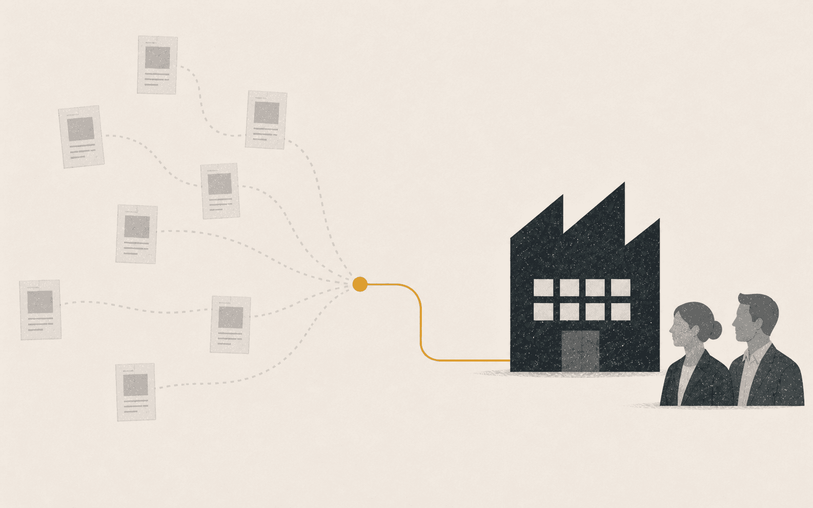 Anonymous website signals resolving into a company and relevant contacts